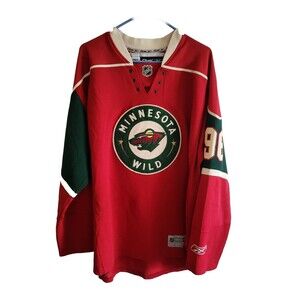 Vintage Minnesota Wild NHL Reebok Hockey Men's Jersey Size; Large RARE